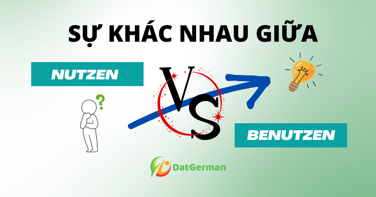 Sự khác nhau giữa benutzen và nutzen