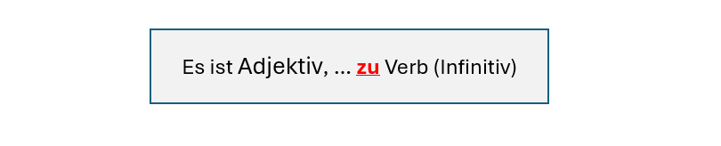 Infinitiv mit zu 2